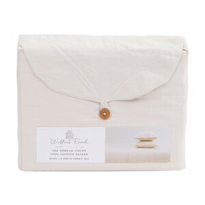 WILLOW ROAD 300tc Cotton Sateen Sheet Set